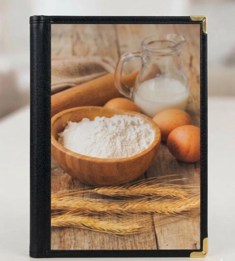 Porte Menu Plastique Transparent – 4 Poches Pratique & Moderne