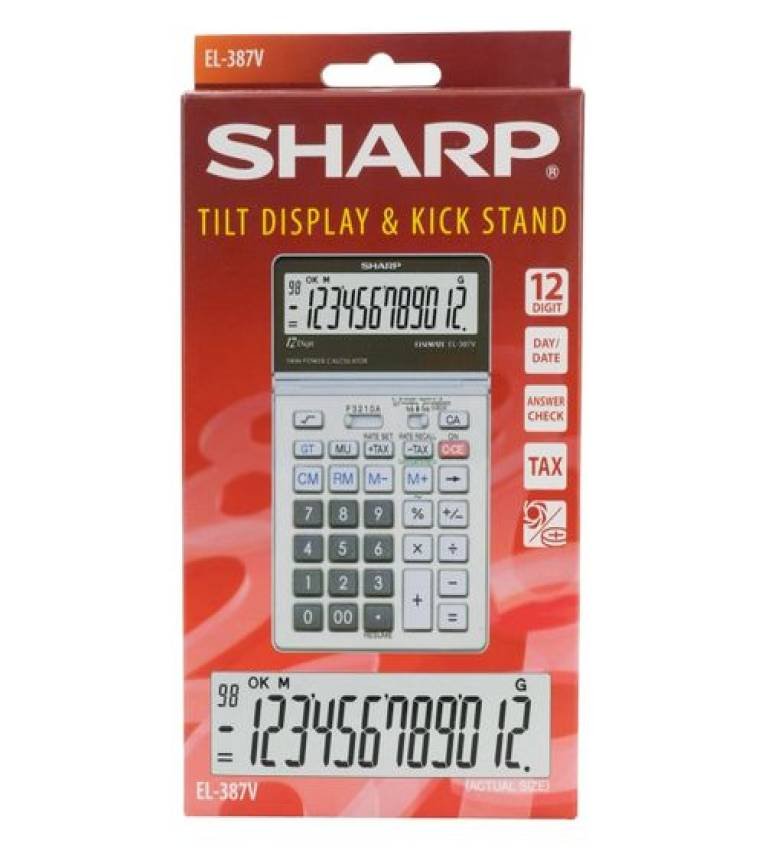 Calculatrice De Bureau Boinn – Design Mince Avec écran LCD Incliné & Double Alimentation Solaire + Batterie | Parfaite Pour La Maison Ou Le Bureau