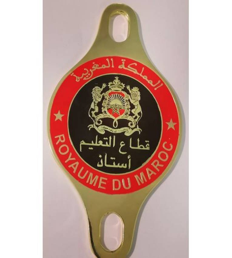 Macaron et Badges professionnel professeur avec support