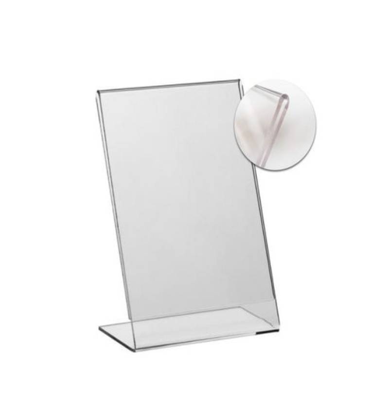 Cadre d'affichage  en plastique plexiglass transparent  A4