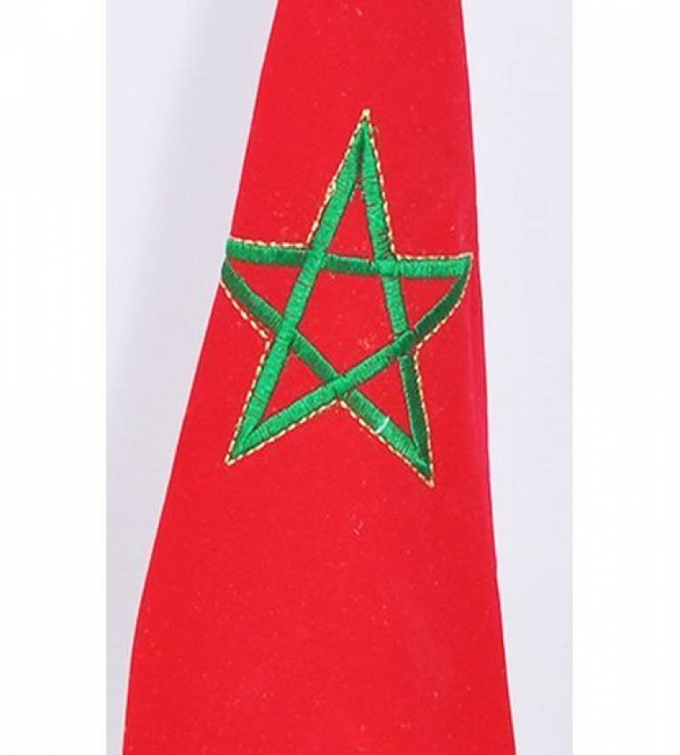Drapeau De Table Maroc Prestige AZ FLAG – Satin 22×15 Cm, Hampe 30 Cm + Socle Métal, Décoration Bureau & Événement Marocain