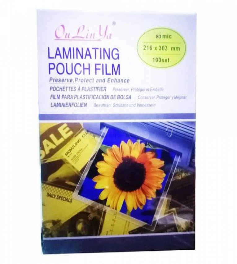 Pochettes Plastifieuses Sourcing Map – Format 66x95 Mm, épaisseur 100 Microns, Lot De 100, Adhésives Transparentes