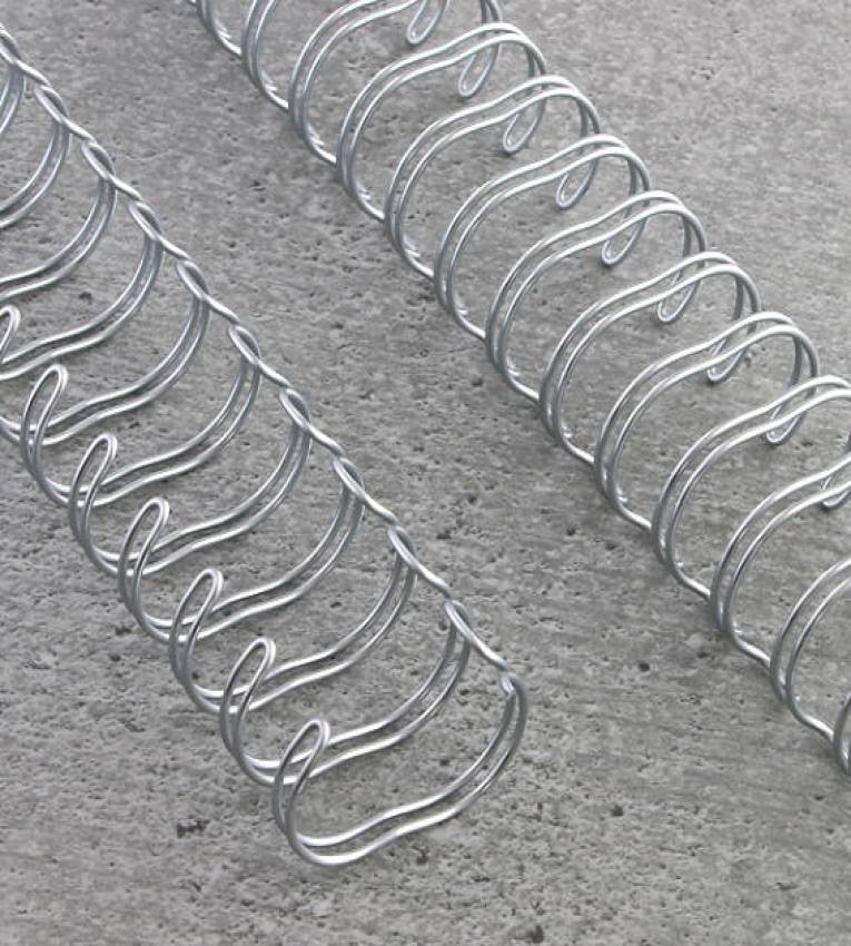 Reliures métalliques 2:1, A4 16,0 mm (5/8") | argentées - Pratiques et élégantes pour vos documents