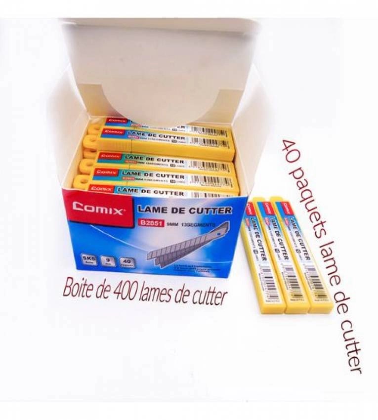 Kit Cutter Pro 10 Pièces + 100 Lames SK5 18mm – Changement Rapide – Poignée Alu Ergonomique – Pour Coupe Précise - 9