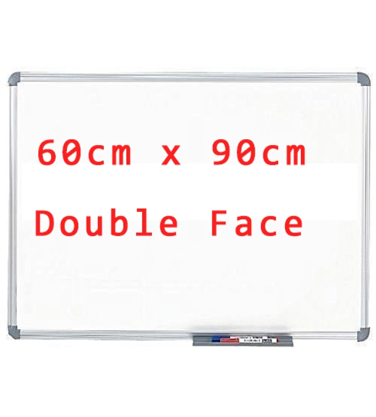Lot Économique Bureau EXPRESS - Tableau Magnétique Blanc double face 60x90cm.