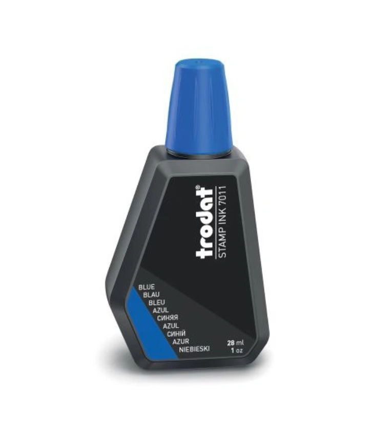 Ravivez vos tampons avec l'encre Trodat 7011 de luxe, flacon 28 ml. Marquage net et durable. Commandez pour une empreinte impeccable !