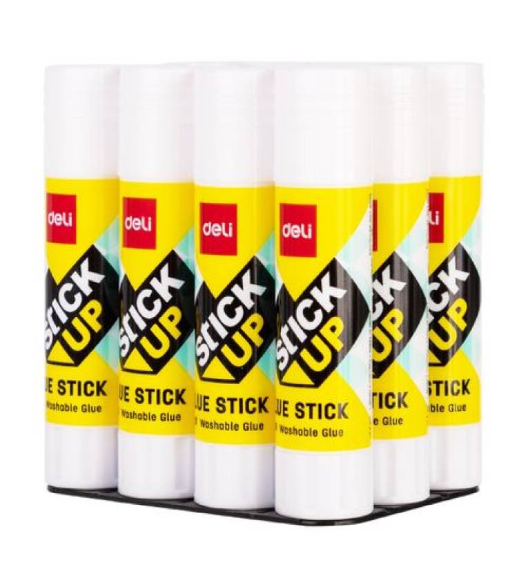 Pack de 12 Bâtonnets de colle Idéal pour coller sur du papier général, des images et autres objets artisanaux