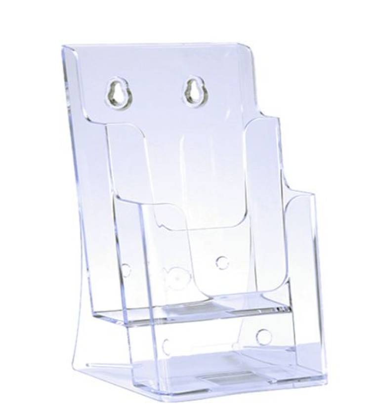 PORTE BROCHURE A4, porte Publicitaire et Présentoir en plastique acrylic display