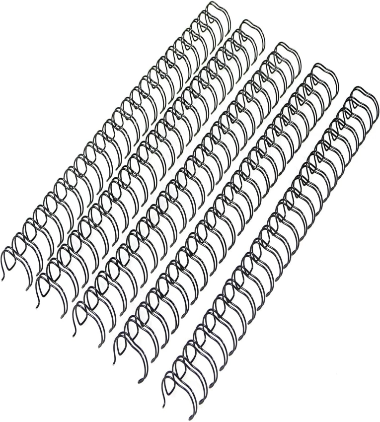 Lot de 100 anneaux de reliure métalliques, idéals pour relieuse. Stabilité, durabilité, ouverture à plat et qualité professionnelle.