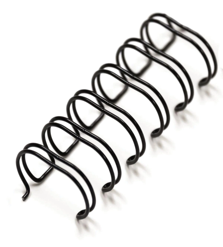 Lot de 100 anneaux de reliure métalliques, idéals pour relieuse, Stabilité, durabilité, ouverture à plat et qualité professionnelle