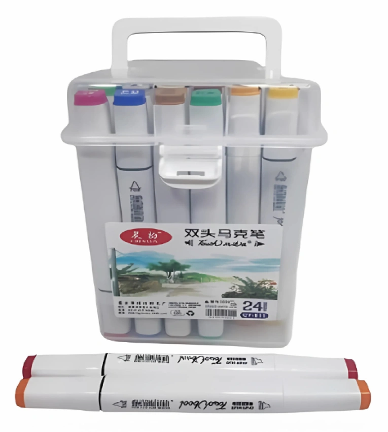 Touch Marker Feutres à double pointe, séchage rapide et couleurs intenses. Idéal pour artistes, designers et architectes