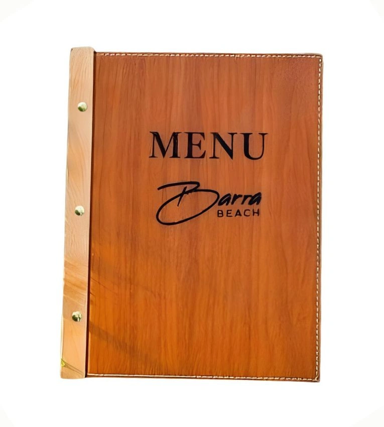 PROTÈGE-MENU CLASSIQUE FORMAT A4 - PORTE MENU HÔTEL RESTAURANT - SECURIT