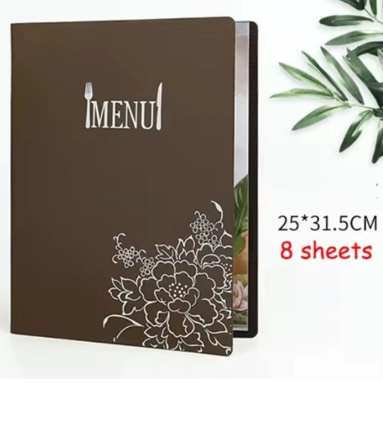 PROTÈGE-MENU CLASSIQUE FORMAT A4 - PORTE MENU HÔTEL RESTAURANT - SECURIT