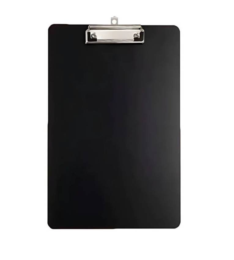 Lot De 5 Porte-Blocs A4 Transparents Avec Pince Métal – Idéal Étudiants, Bureau, École, Entrepôt