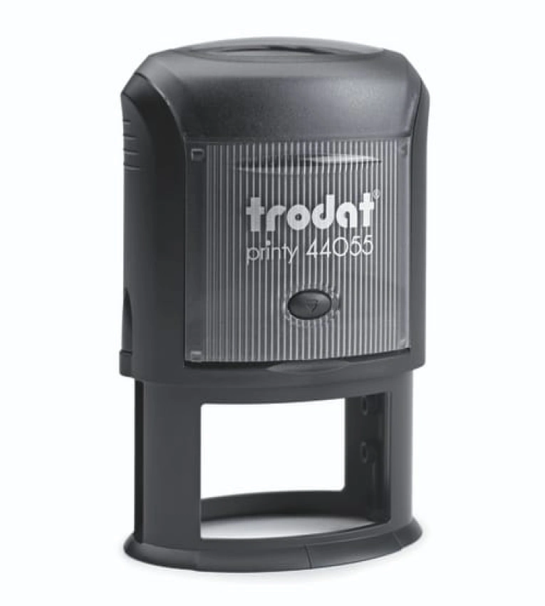 Tampon auto-encreur Trodat Printy 44055 au format 55×35 mm, idéal pour un usage professionnel quotidien.