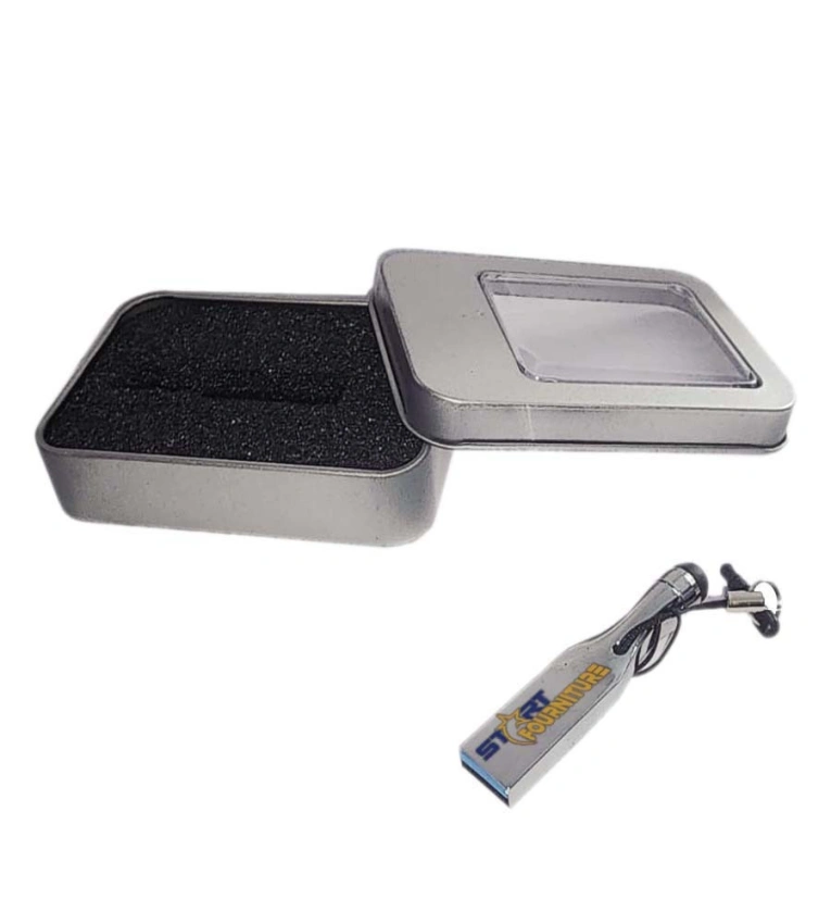 clé usb 16G compacte et rapide pour stocker et transférer vos fichiers livée avec boite  surface imprimable pour personnalisation